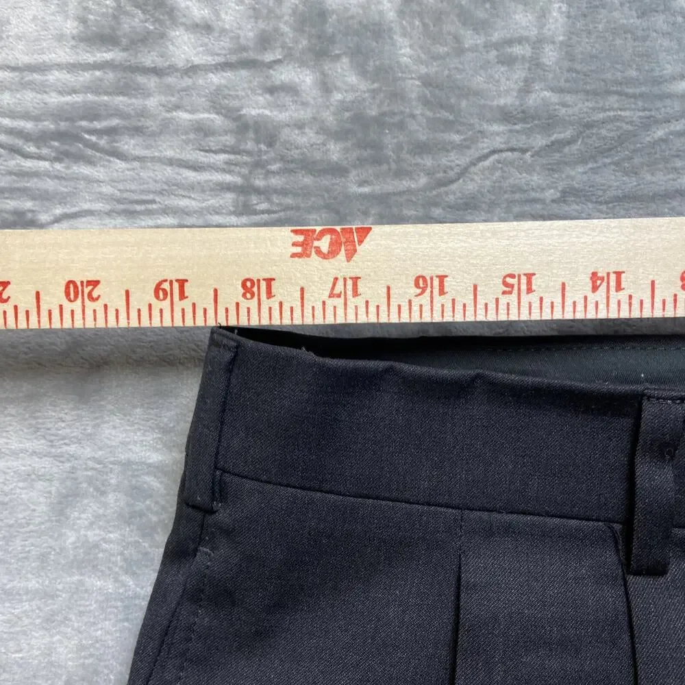 Jos. A. Bank Travelers Collection Pleated Dress Pants Men's Size‎ 38x30 Black